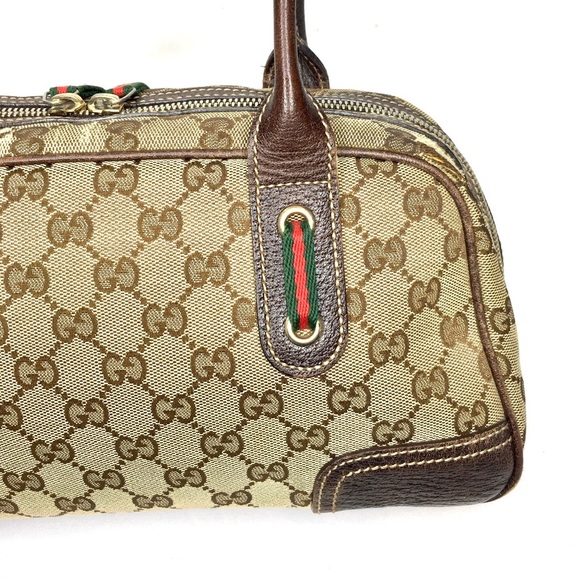 Authentic Gucci brown monogram Princy shoulder bag - Picture 13 of 16